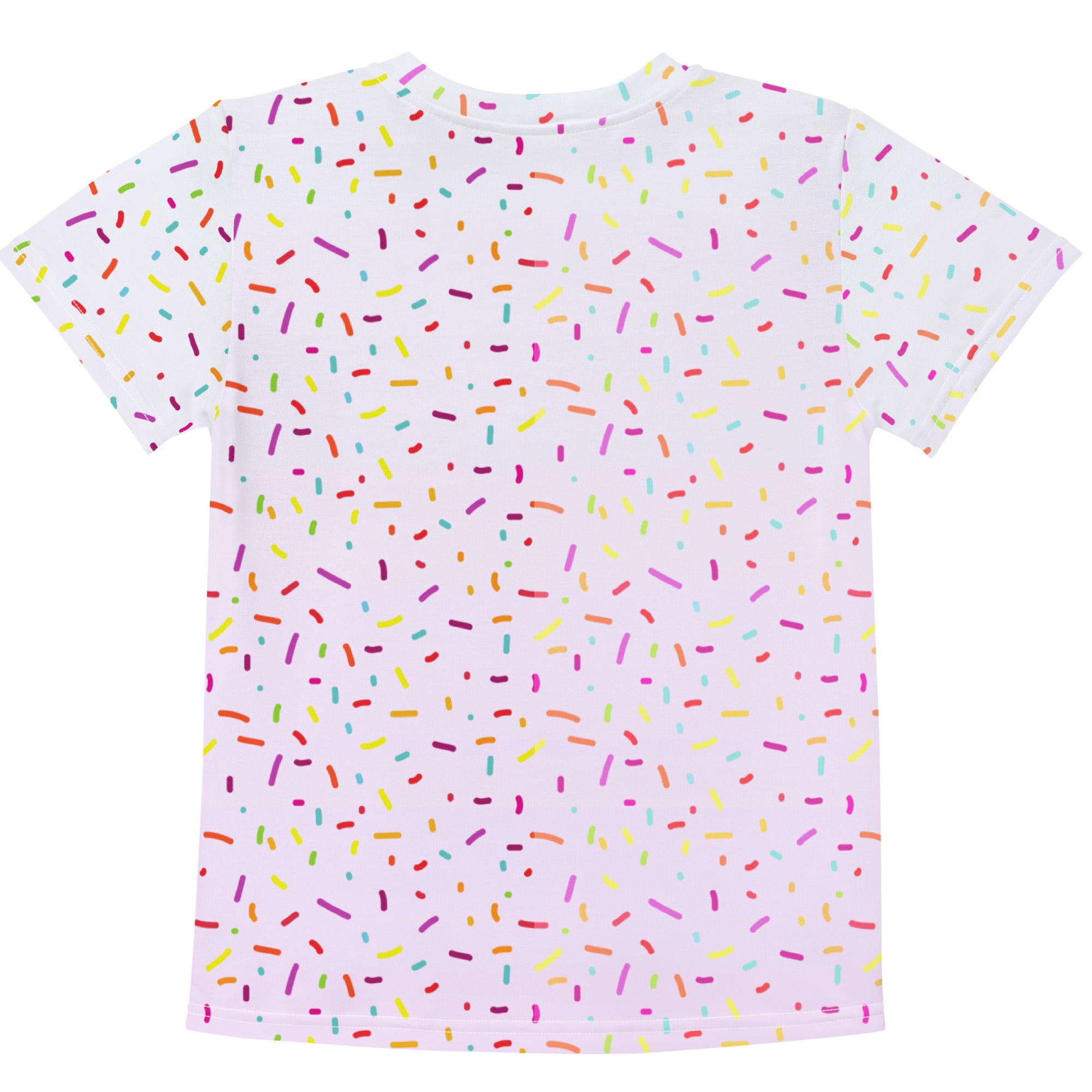 Girls Colorful Sprinkles Cotton T-Shirt