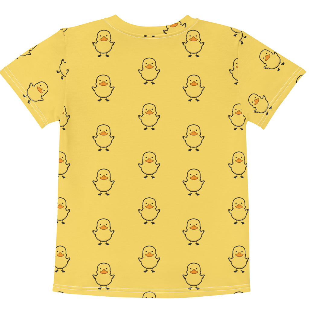 Kids Yellow Rubber Duck Cotton T-Shirt
