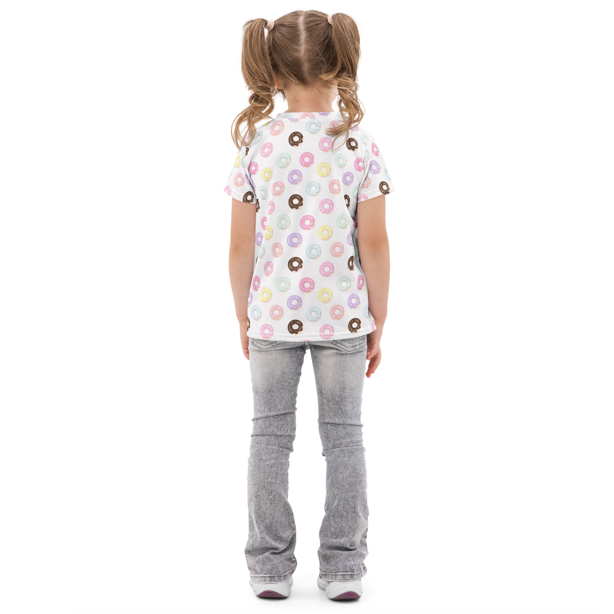Kids Colorful Donuts Cotton T-Shirt
