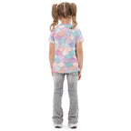 Girls Rainbow Mermaid Cotton T-Shirt