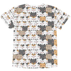 Kids Kawaii Cat Cotton T-Shirt