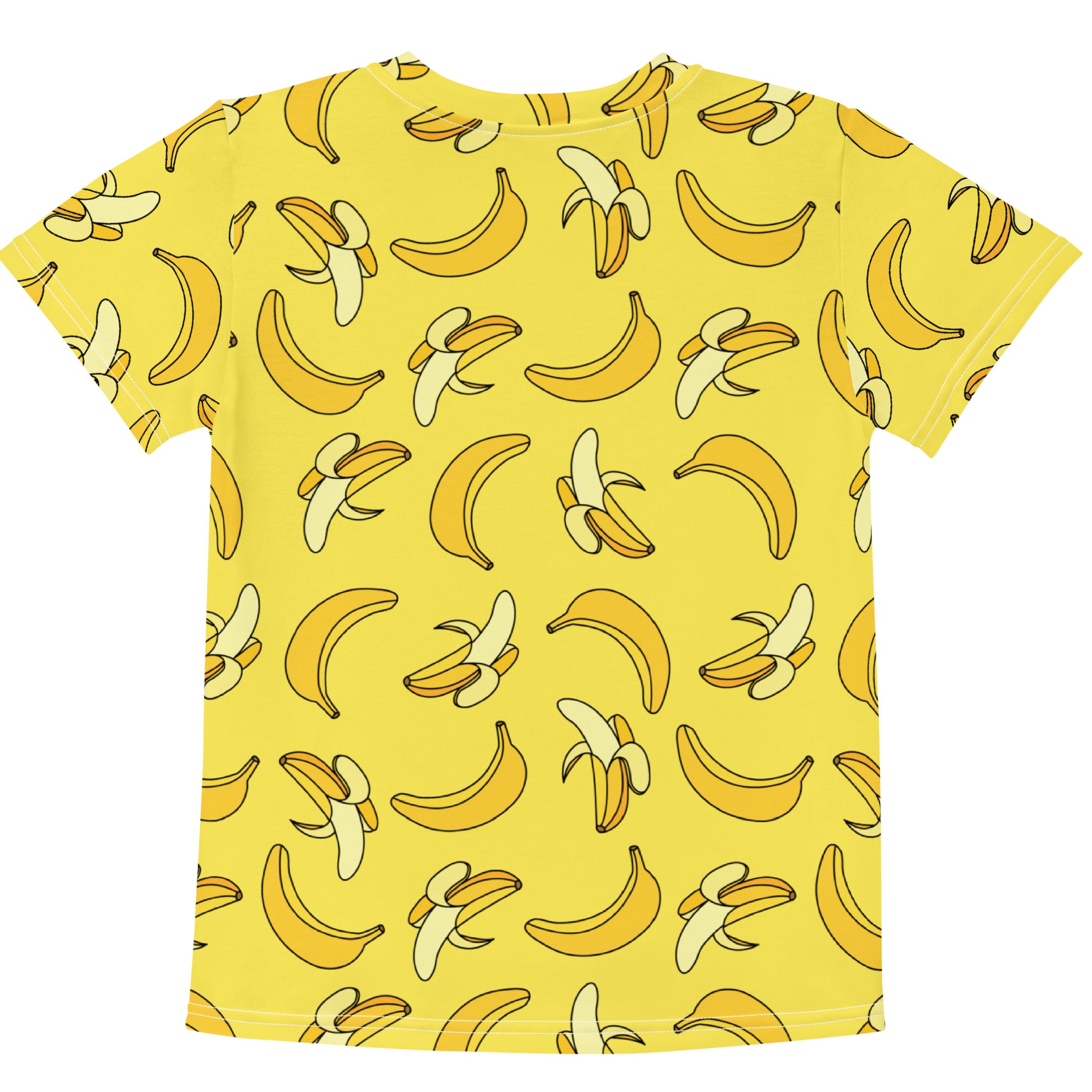 Kids Yellow Banana Cotton T-Shirt