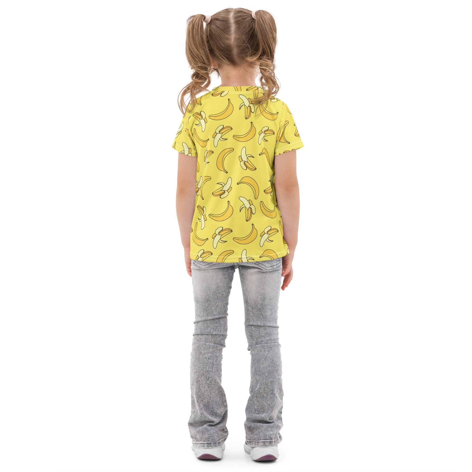 Kids Yellow Banana Cotton T-Shirt