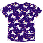 Girls Unicorn Galaxy Cotton T-Shirt
