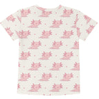 Girls Pink Axolotl Cotton T-Shirt