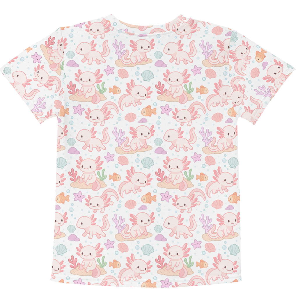 Girls Axolotl Cotton T-Shirt
