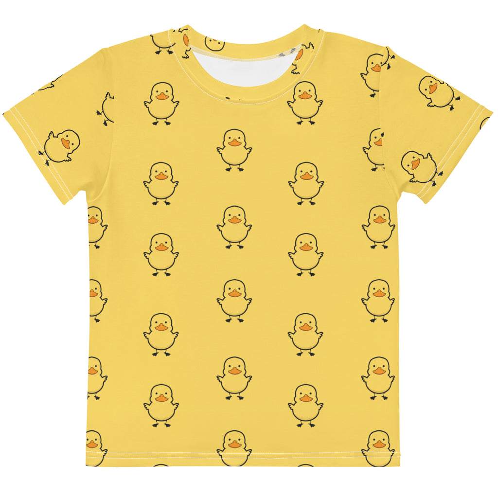 Kids Yellow Rubber Duck Cotton T-Shirt