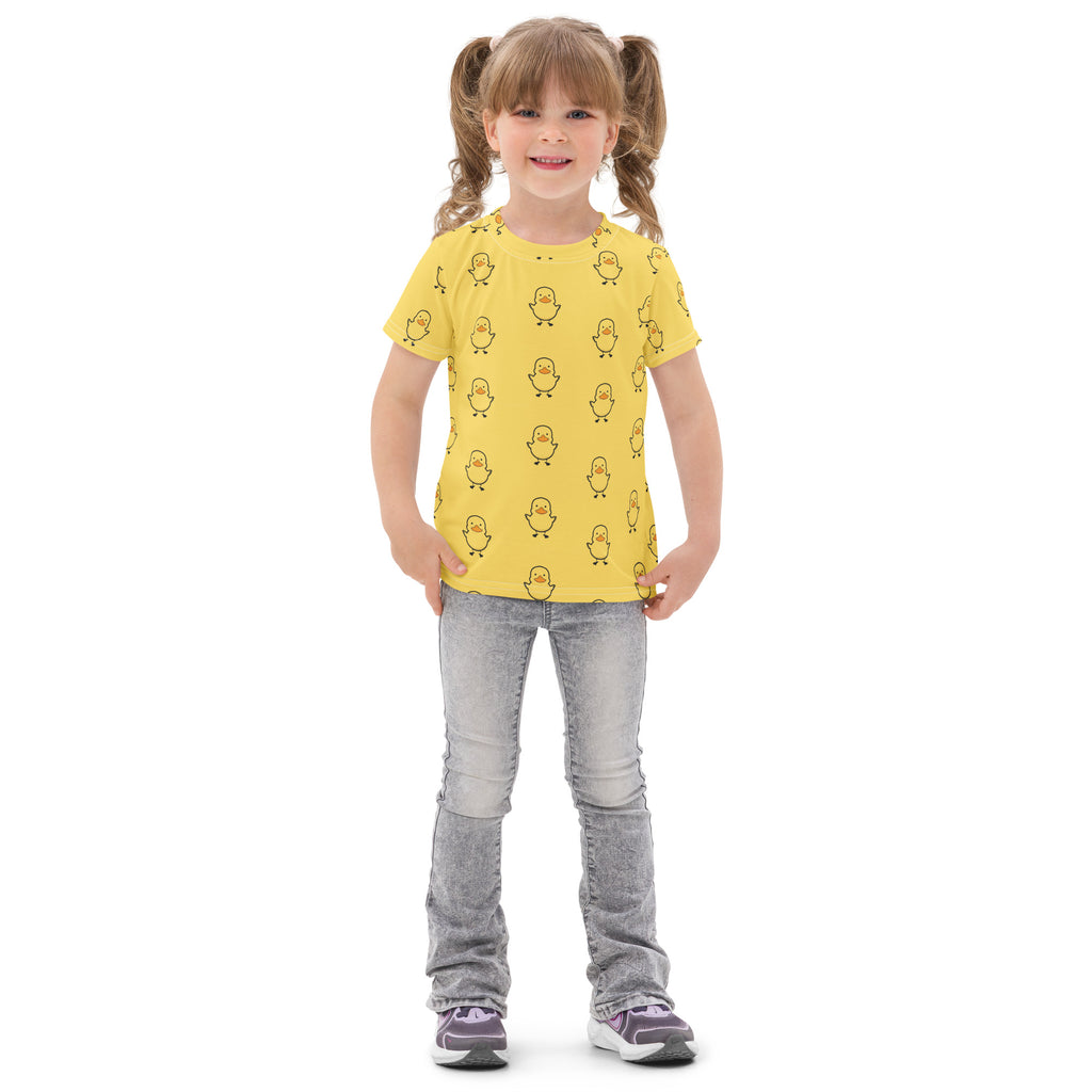 Kids Yellow Rubber Duck Cotton T-Shirt