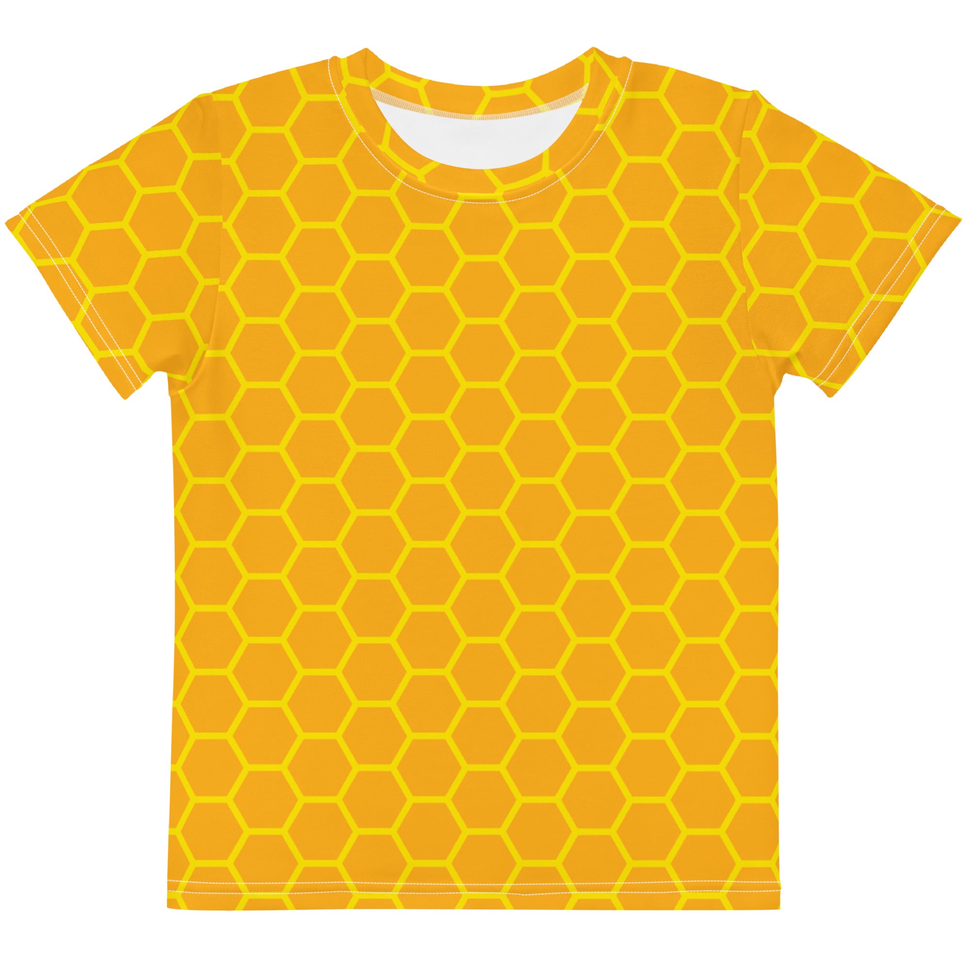 Kids Honeycomb Cotton T-Shirt