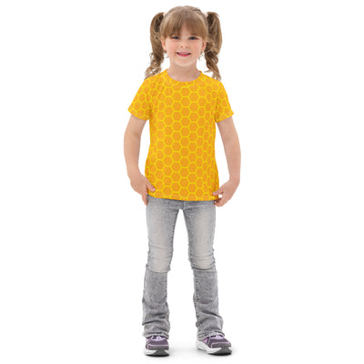 Kids Honeycomb Cotton T-Shirt