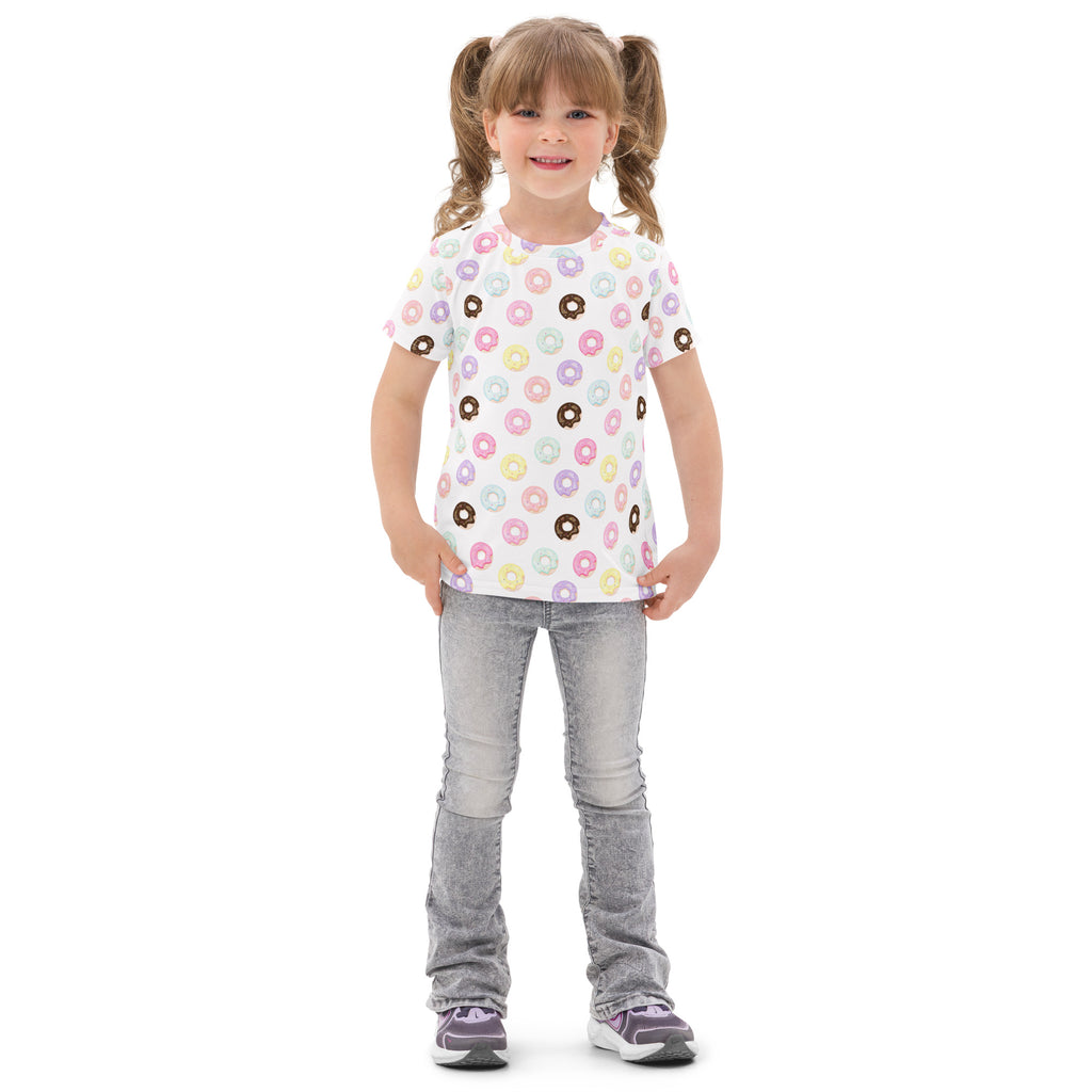 Kids Colorful Donuts Cotton T-Shirt
