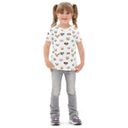 Kids Dog Face Cotton T-Shirt