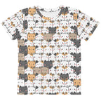 Kids Kawaii Cat Cotton T-Shirt