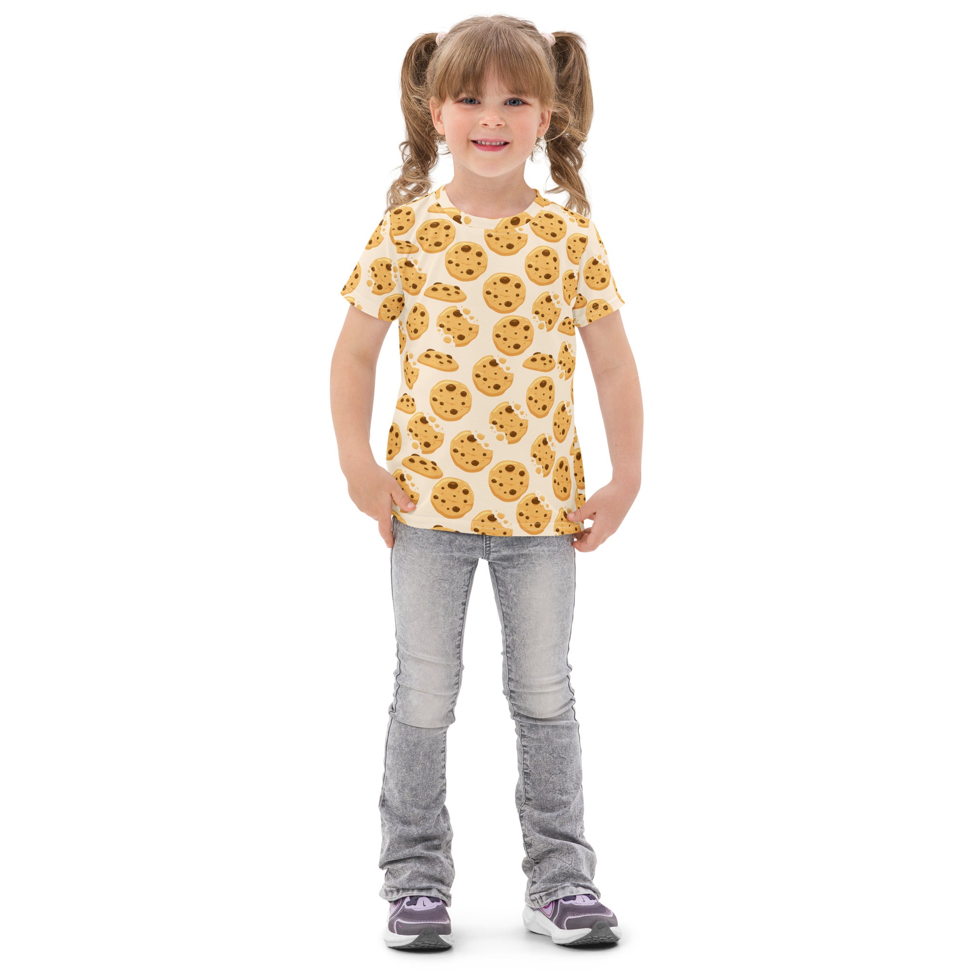 Kids Chocolate Chip Cookies Cotton T-Shirt