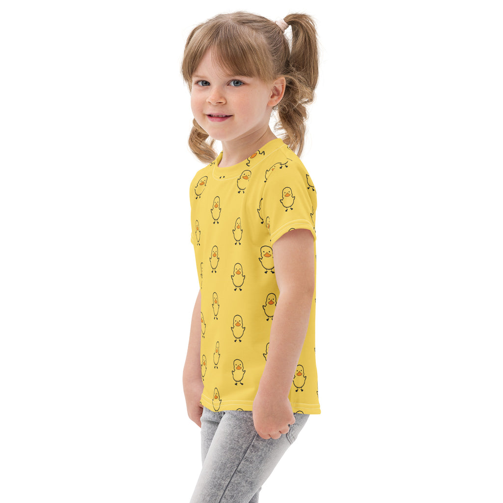 Kids Yellow Rubber Duck Cotton T-Shirt