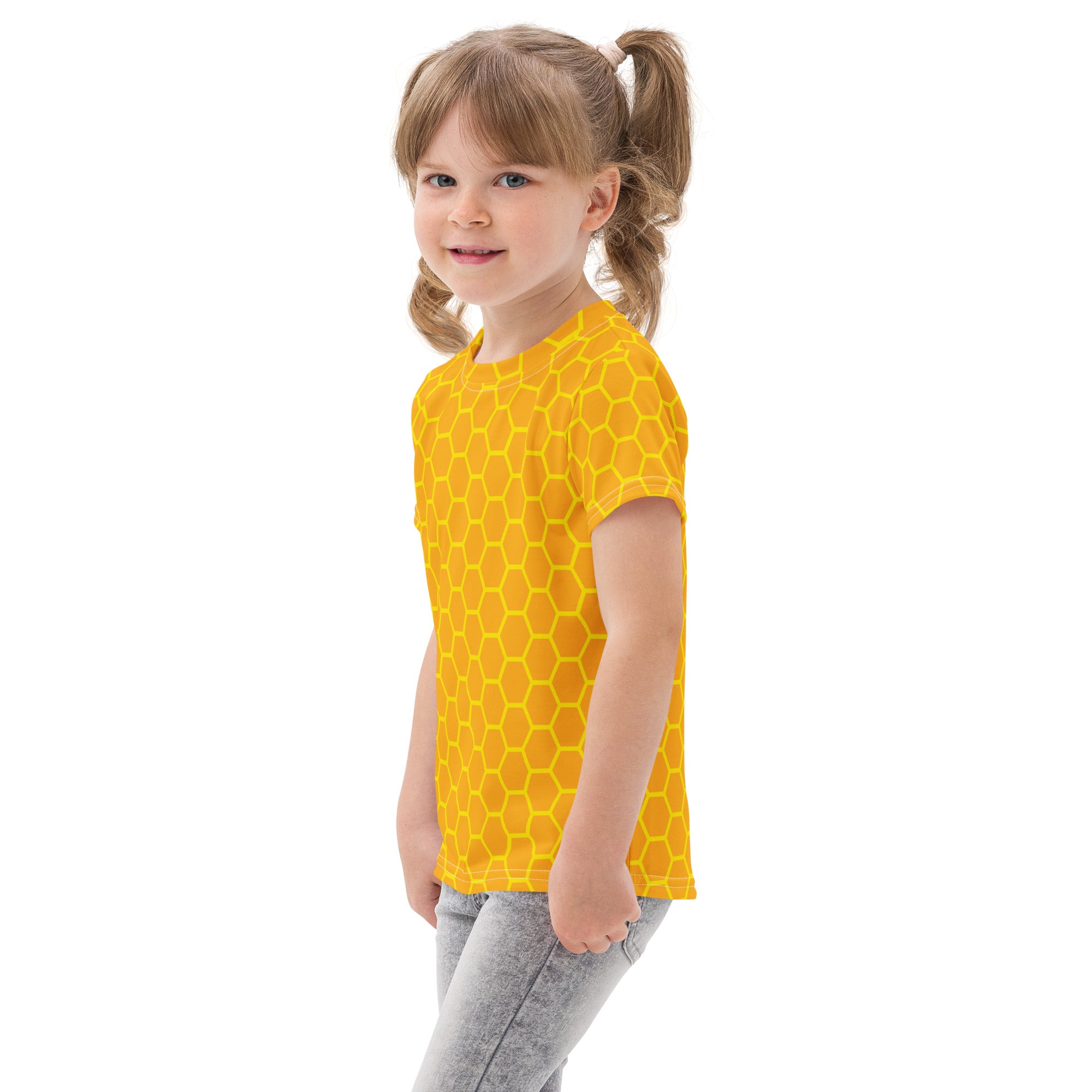 Kids Honeycomb Cotton T-Shirt