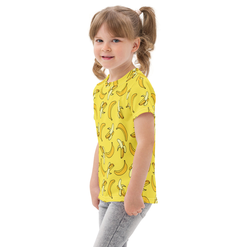Kids Yellow Banana Cotton T-Shirt