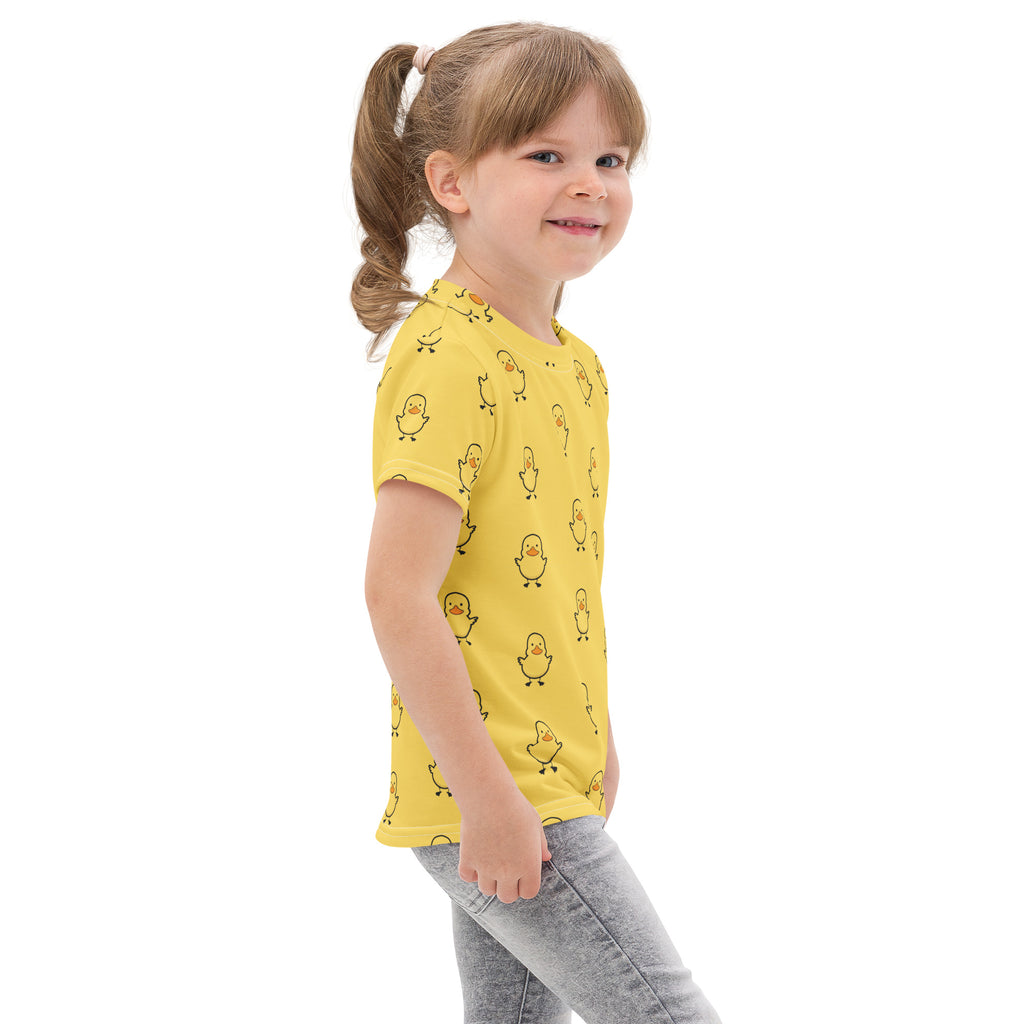 Kids Yellow Rubber Duck Cotton T-Shirt