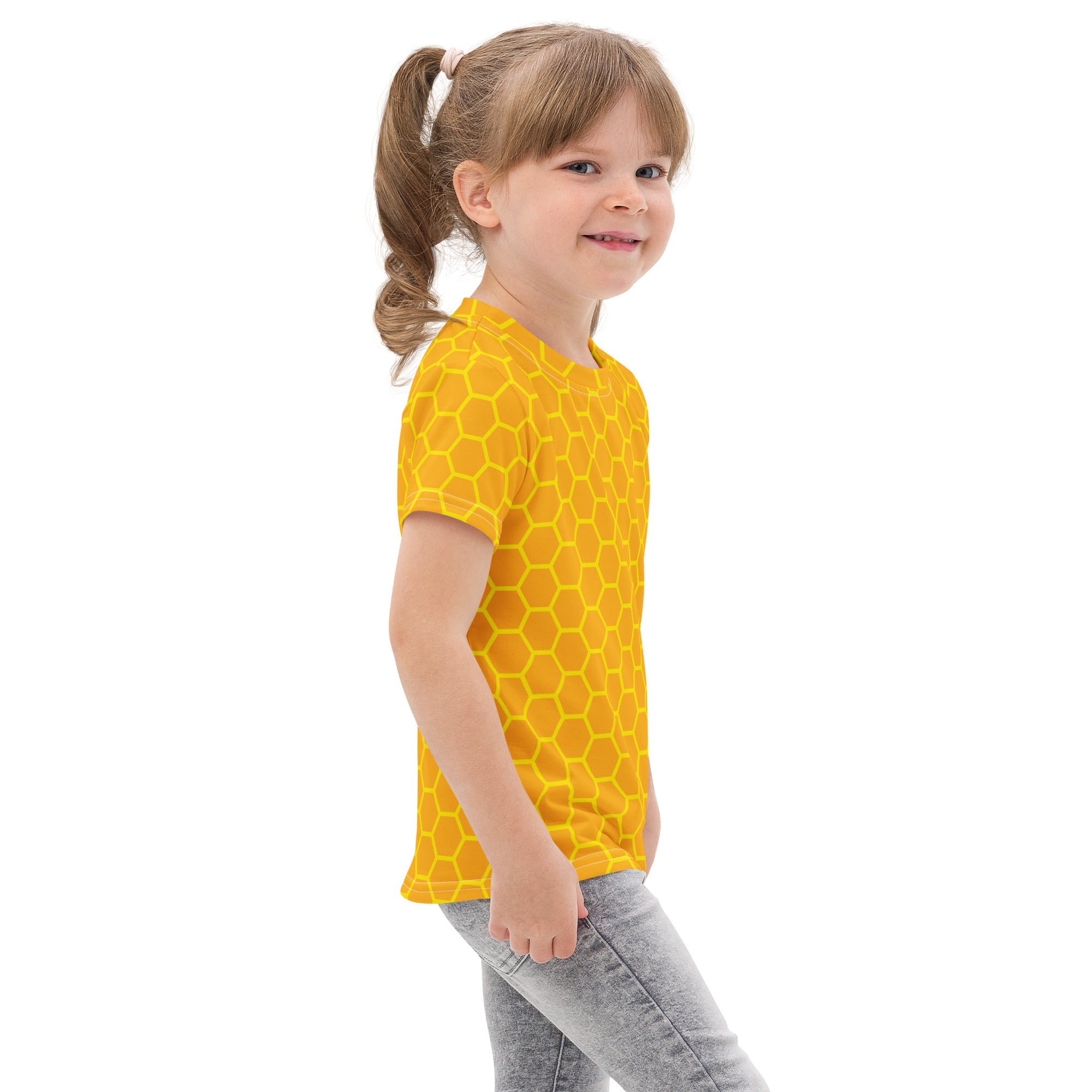 Kids Honeycomb Cotton T-Shirt