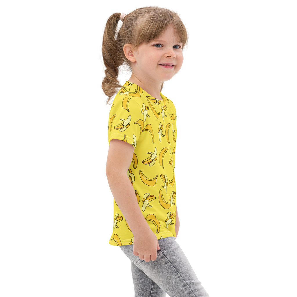 Kids Yellow Banana Cotton T-Shirt