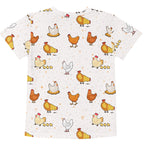 Kids Chicken Pattern T-Shirt