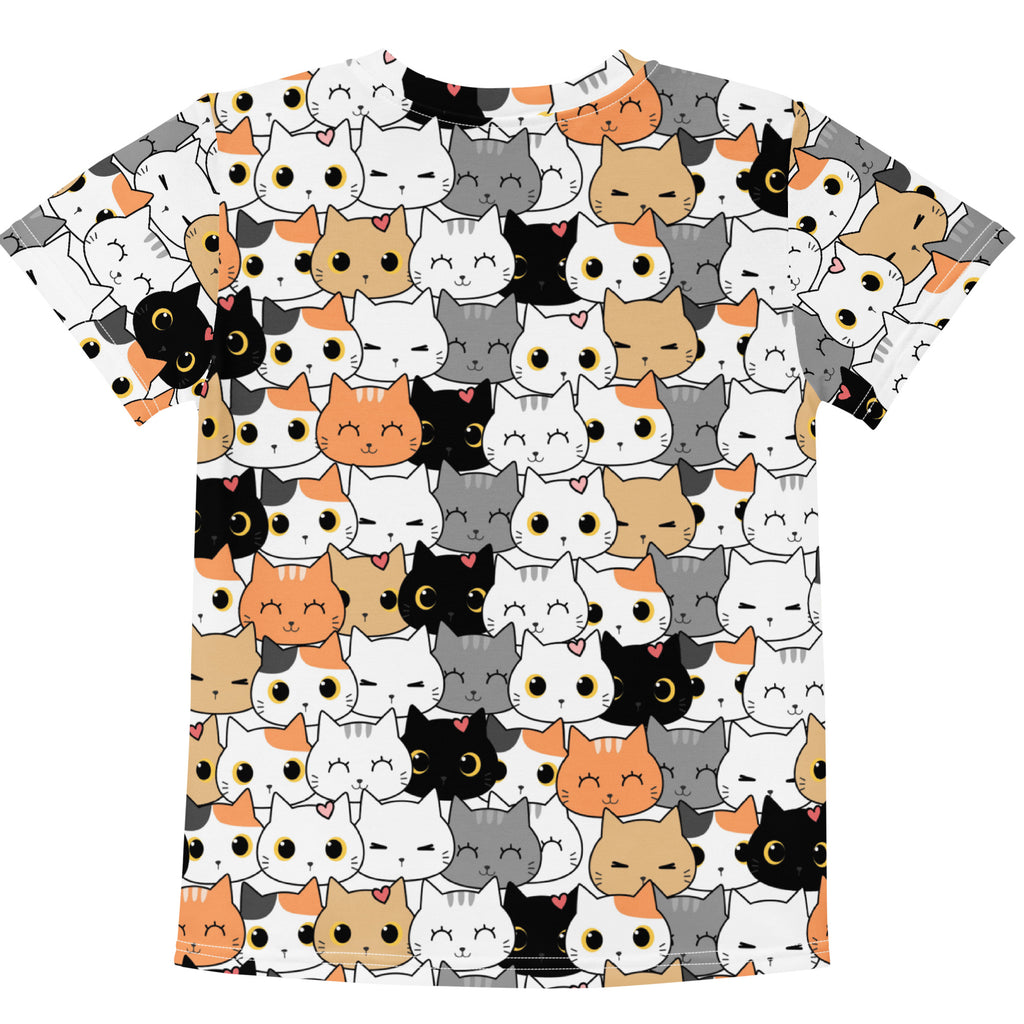 Kids Cat Face T-Shirt