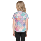 Girls Rainbow Mermaid T-Shirt
