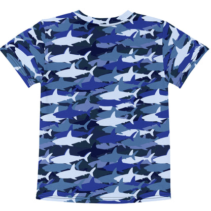 Kids Blue Shark T-Shirt
