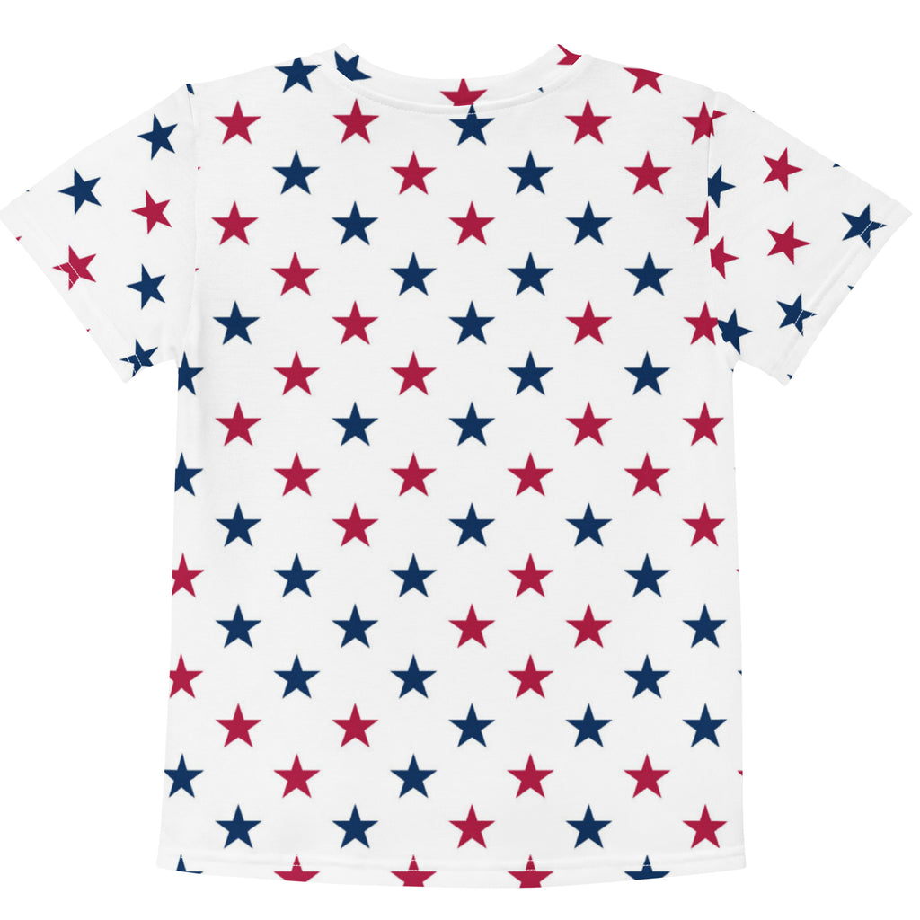 Kids Red & Blue Stars T-Shirt