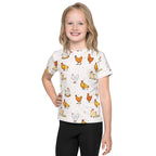 Kids Chicken Pattern T-Shirt