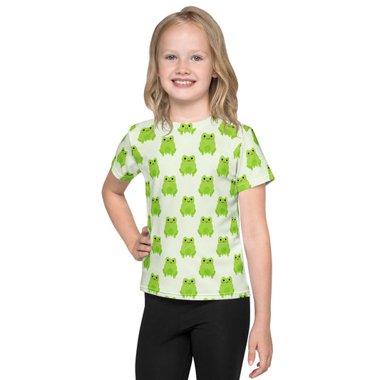 Kids Green Frogs T-Shirt