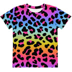 Girls Rainbow Leopard T-Shirt
