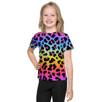 Girls Rainbow Leopard T-Shirt