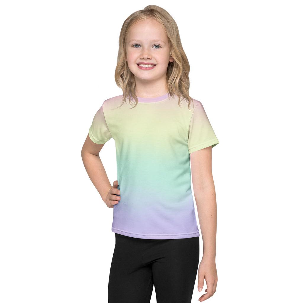 Girls Pastel Rainbow T-Shirt