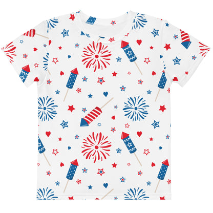 Kids Fireworks & Rockets T-Shirt