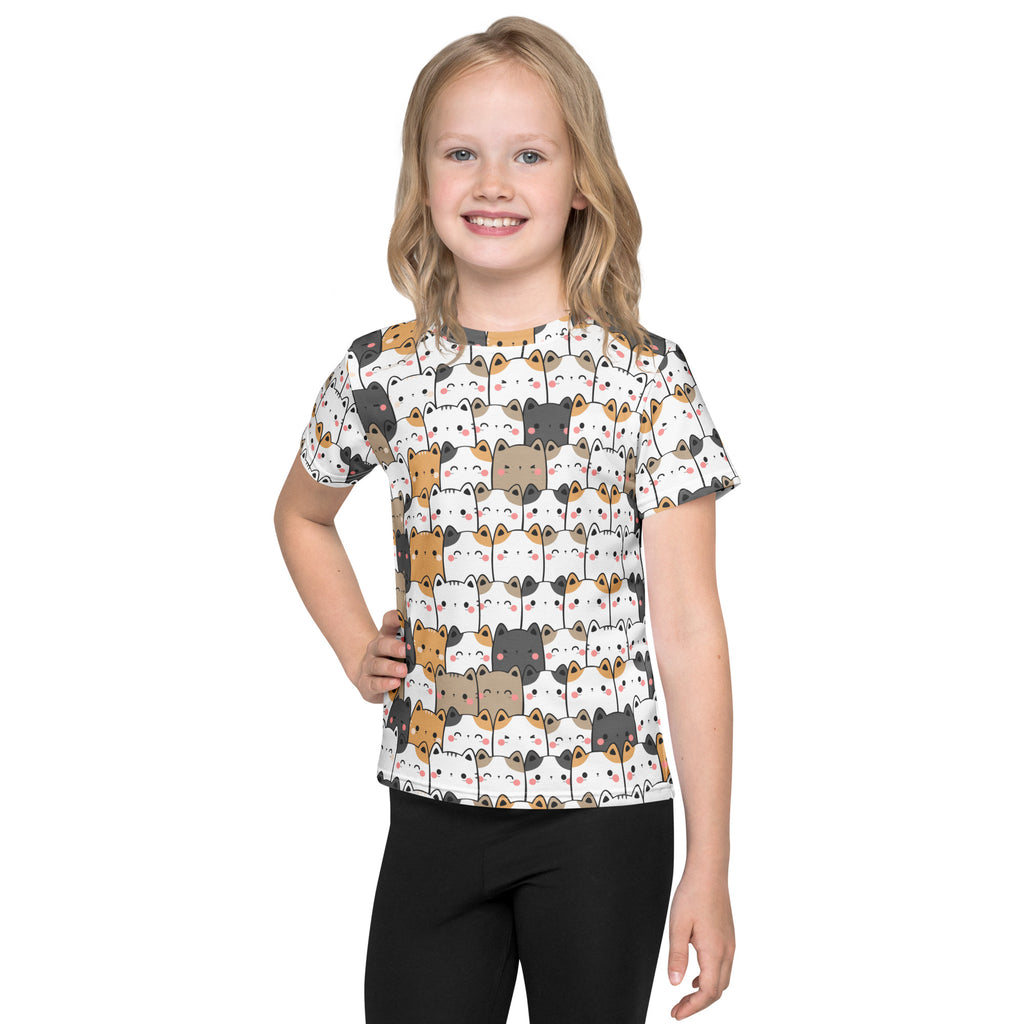 Kids Kawaii Cats T-Shirt