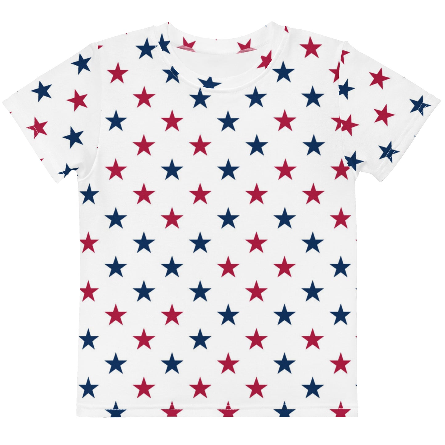 Kids Red & Blue Stars T-Shirt