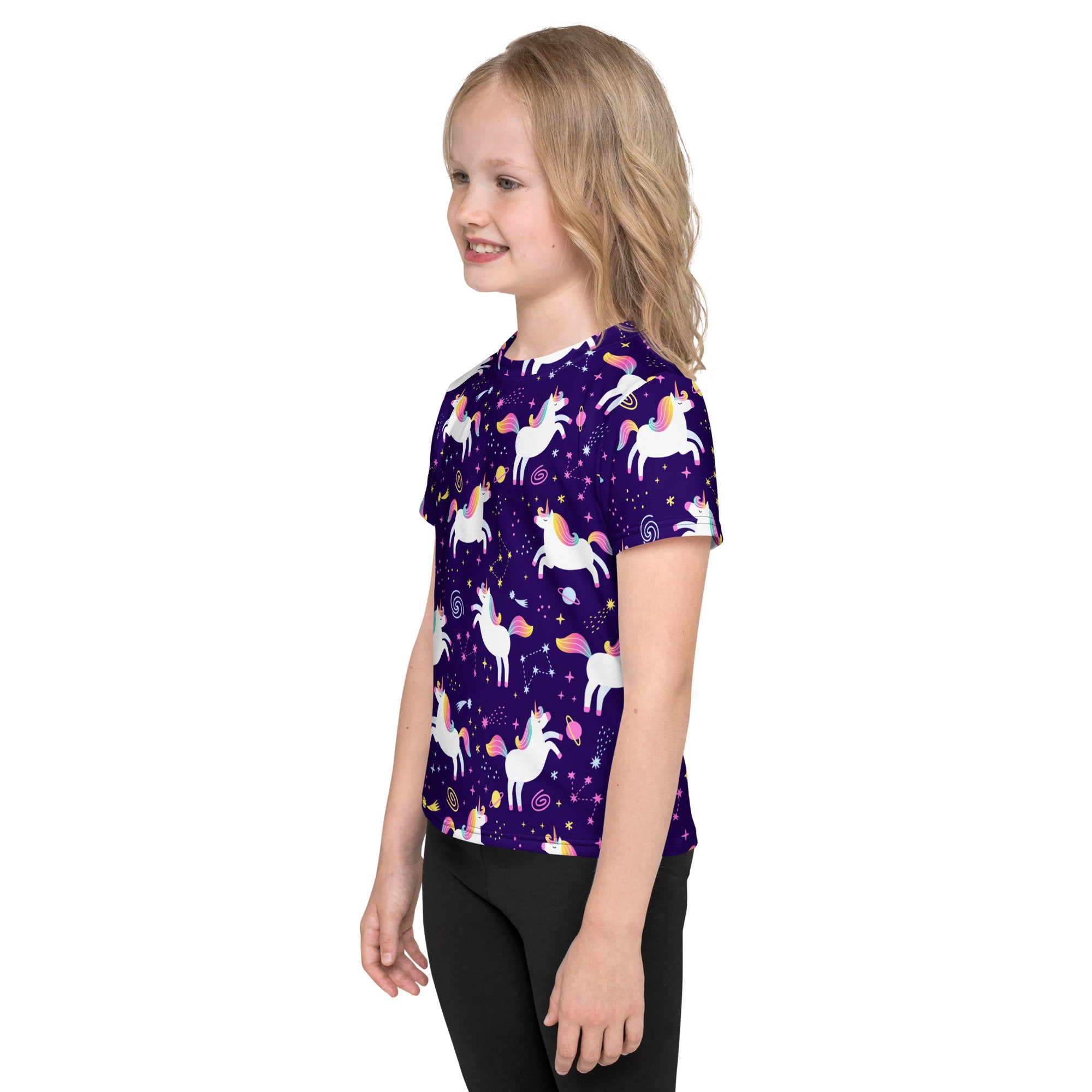 Girls Space Unicorn T-Shirt