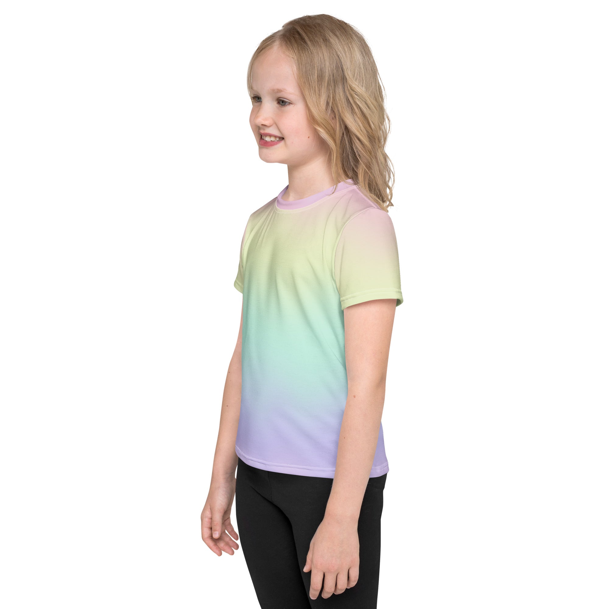 Girls Pastel Rainbow T-Shirt