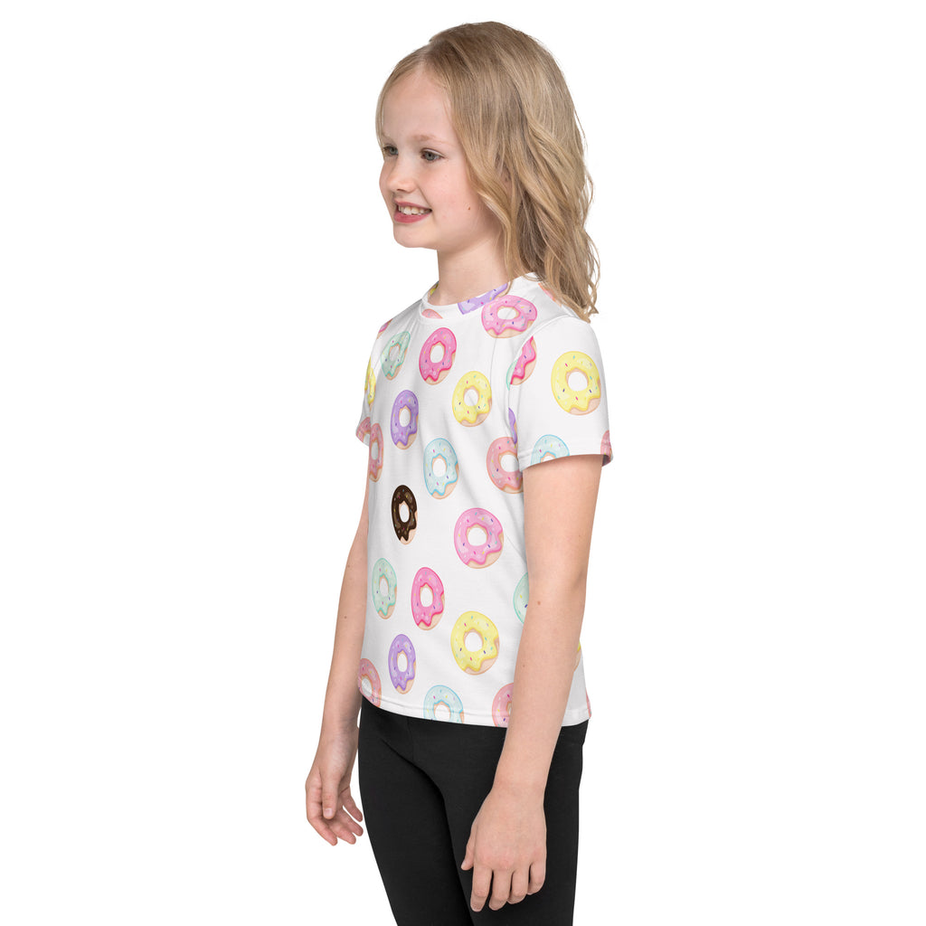 Girls Donut Print T-Shirt