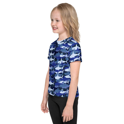 Kids Blue Shark T-Shirt