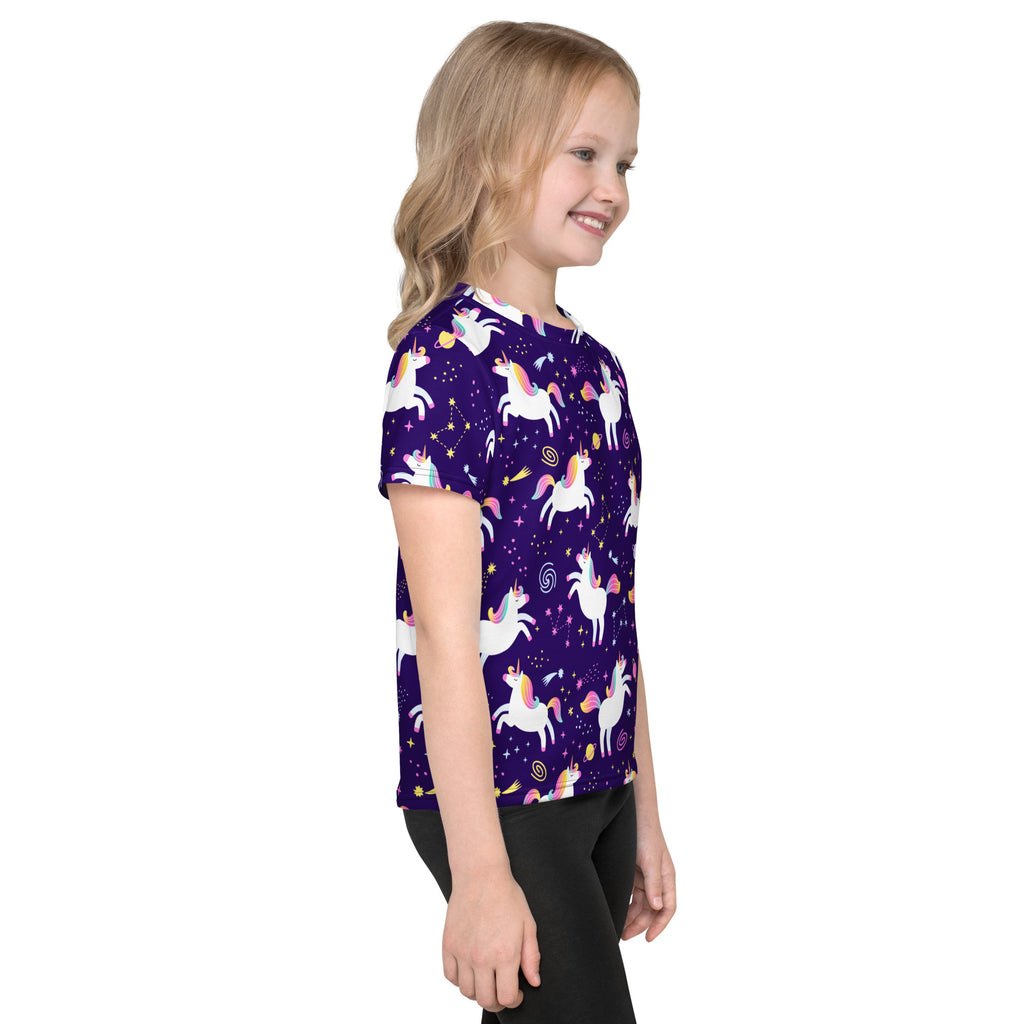 Girls Space Unicorn T-Shirt