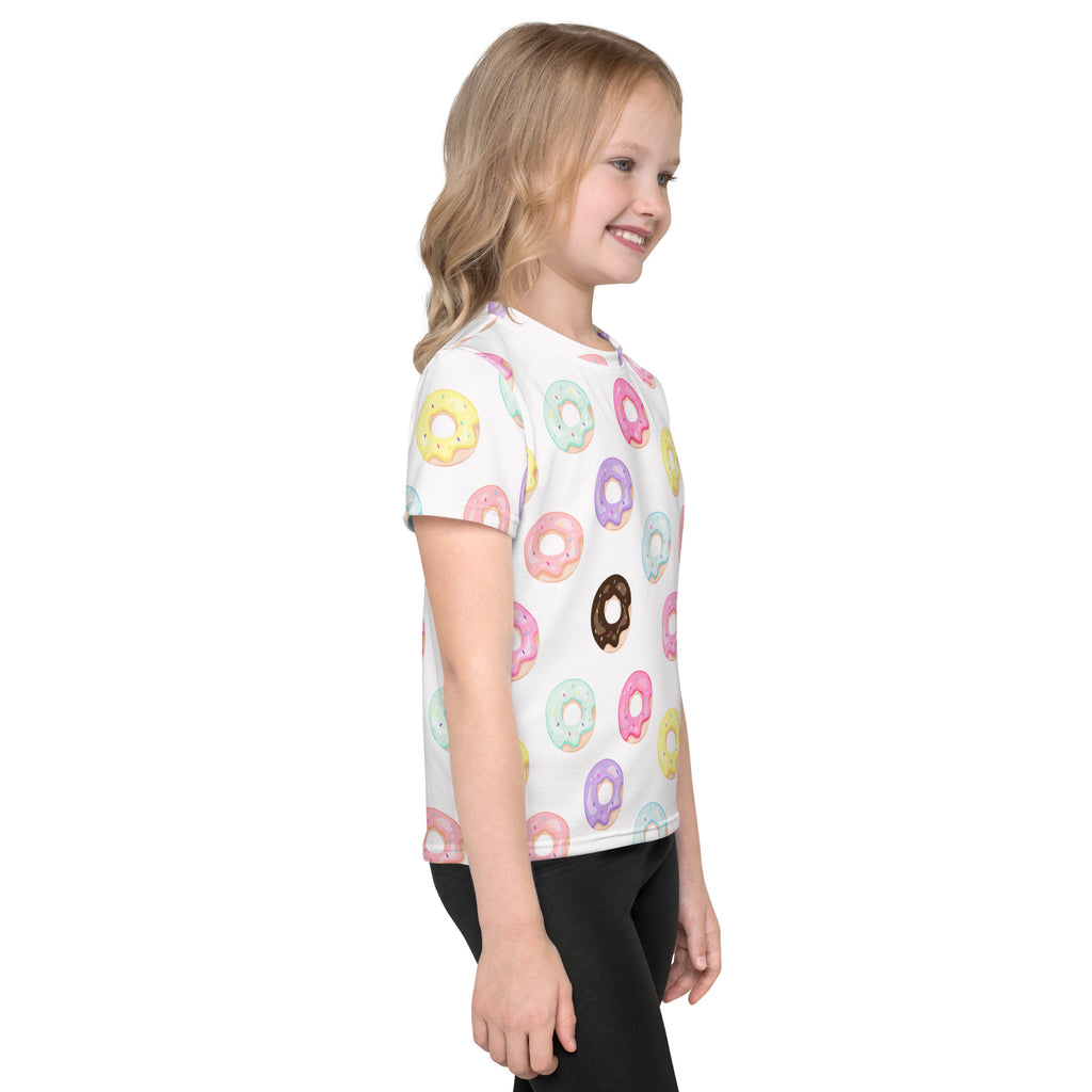 Girls Donut Print T-Shirt