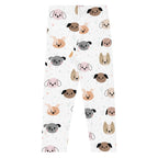 Kids Dog Face Buttery Soft Leggings