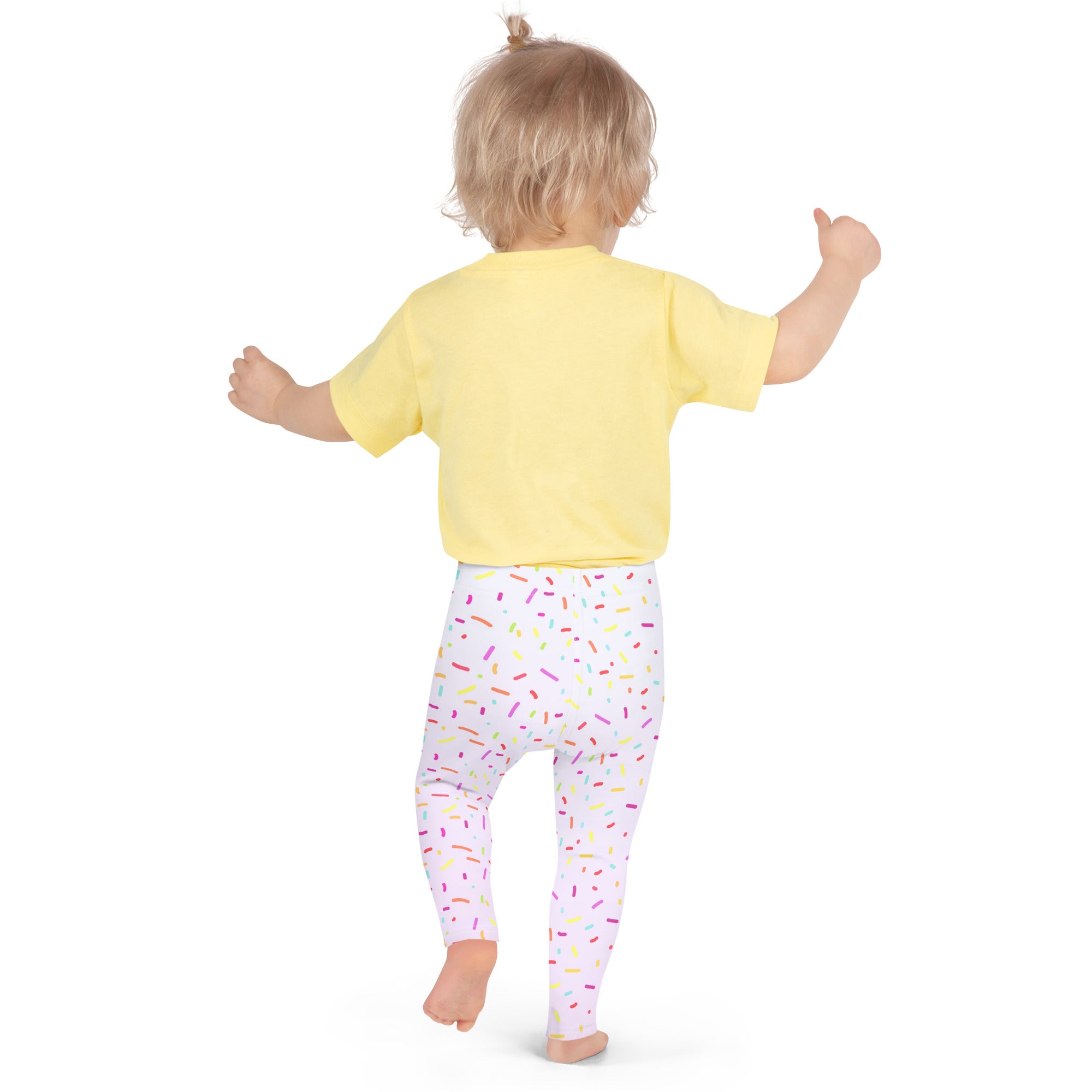 Girls Colorful Ice Cream Sprinkles Buttery Soft Leggings