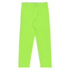 Kids Buttery Soft Lime Green Leggings