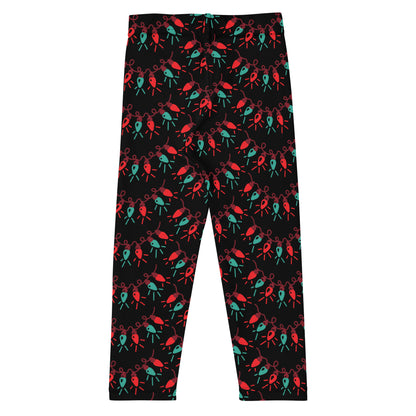 Kids Christmas Lights Buttery Soft Leggings
