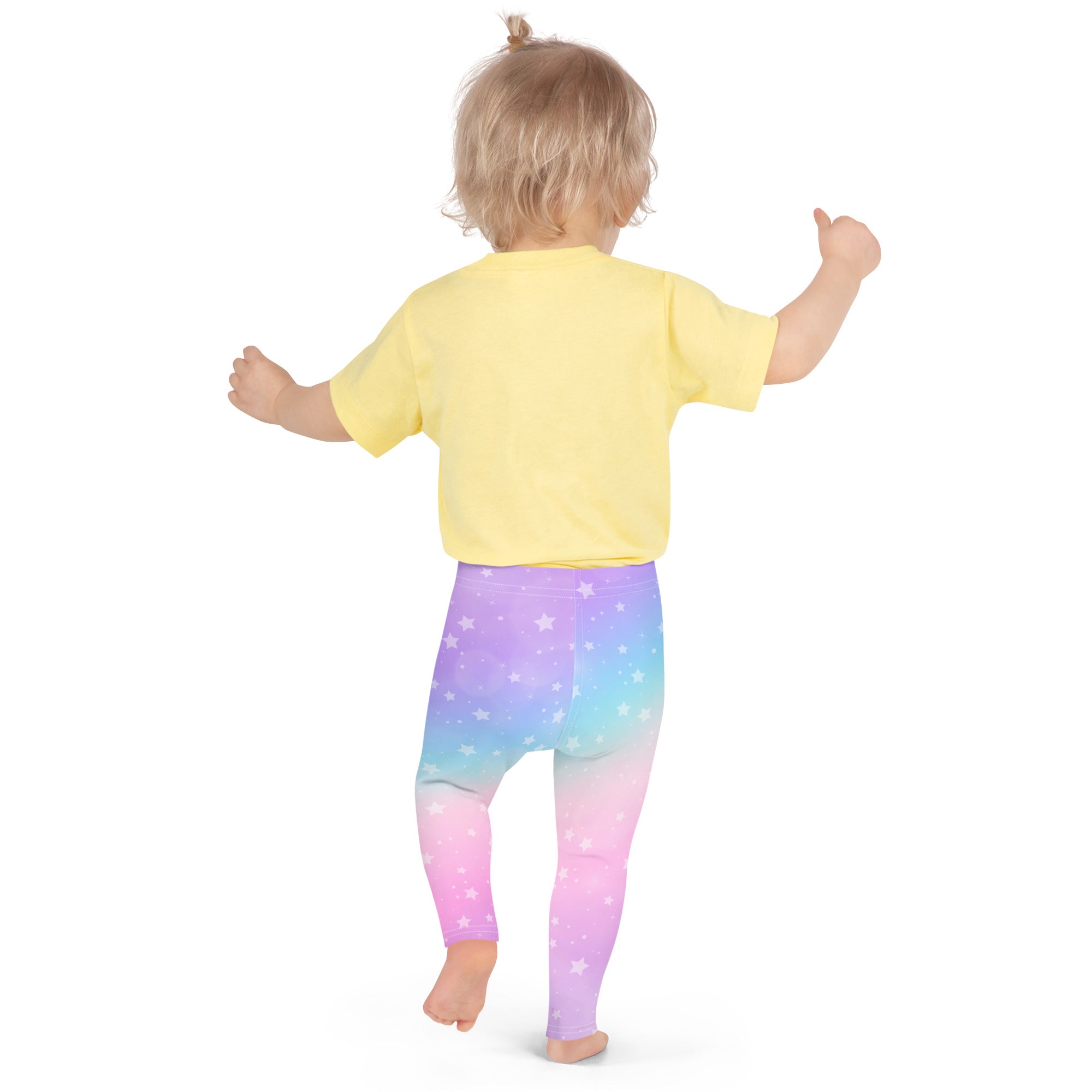 Girls Rainbow Stars Buttery Soft Leggings