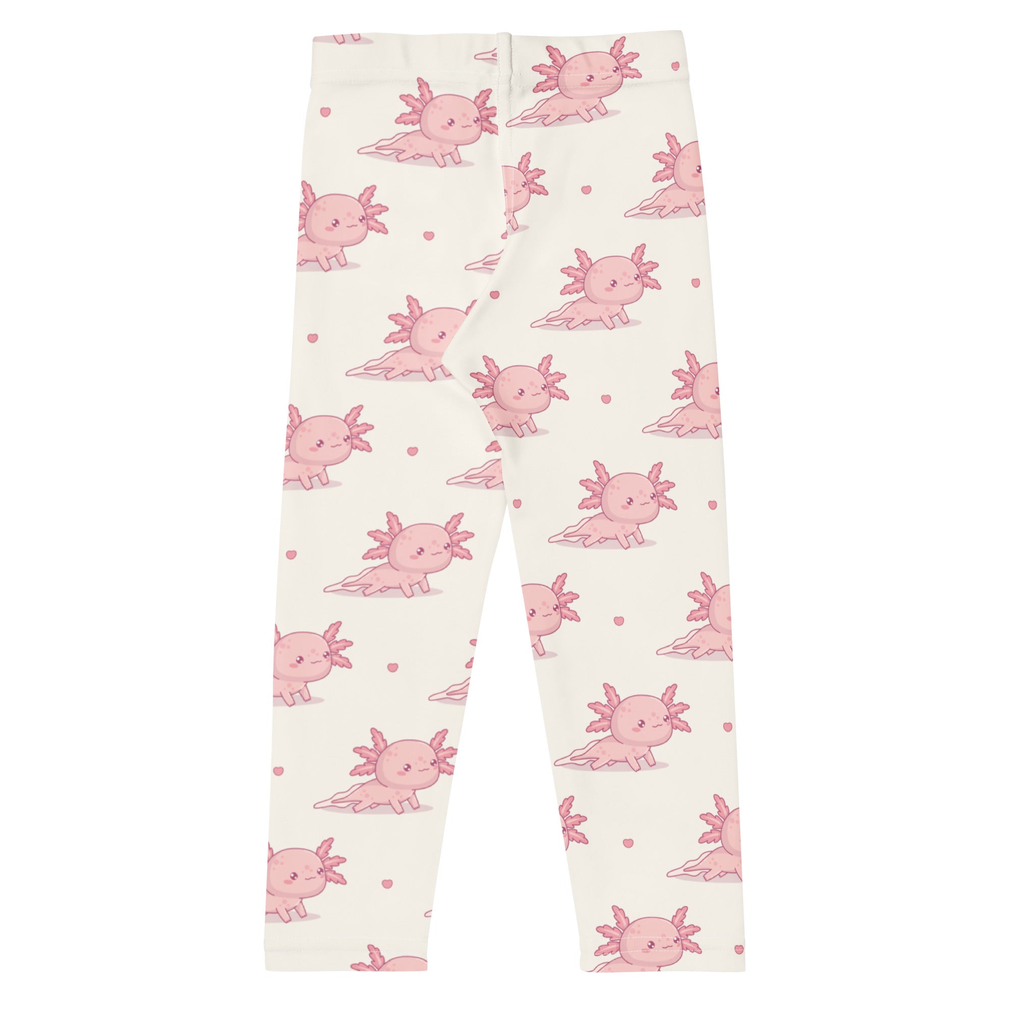 Girls Pink Axolotl Buttery Soft Leggings