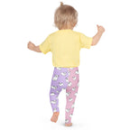 Girls Pink & Purple Pug Buttery Soft Leggings